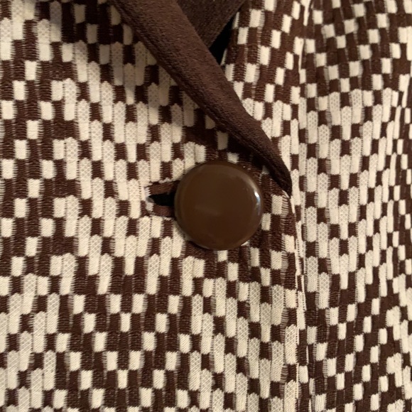 Gorgeous 60’s 70’s RARE vintage long checkered coat - Picture 6 of 15